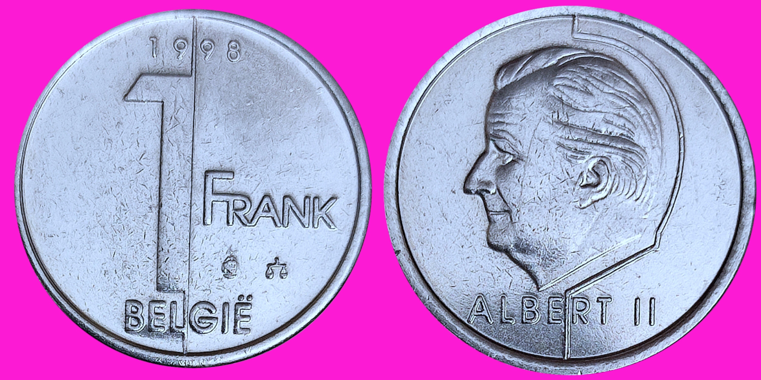 Belgia 1 frank 1998 360