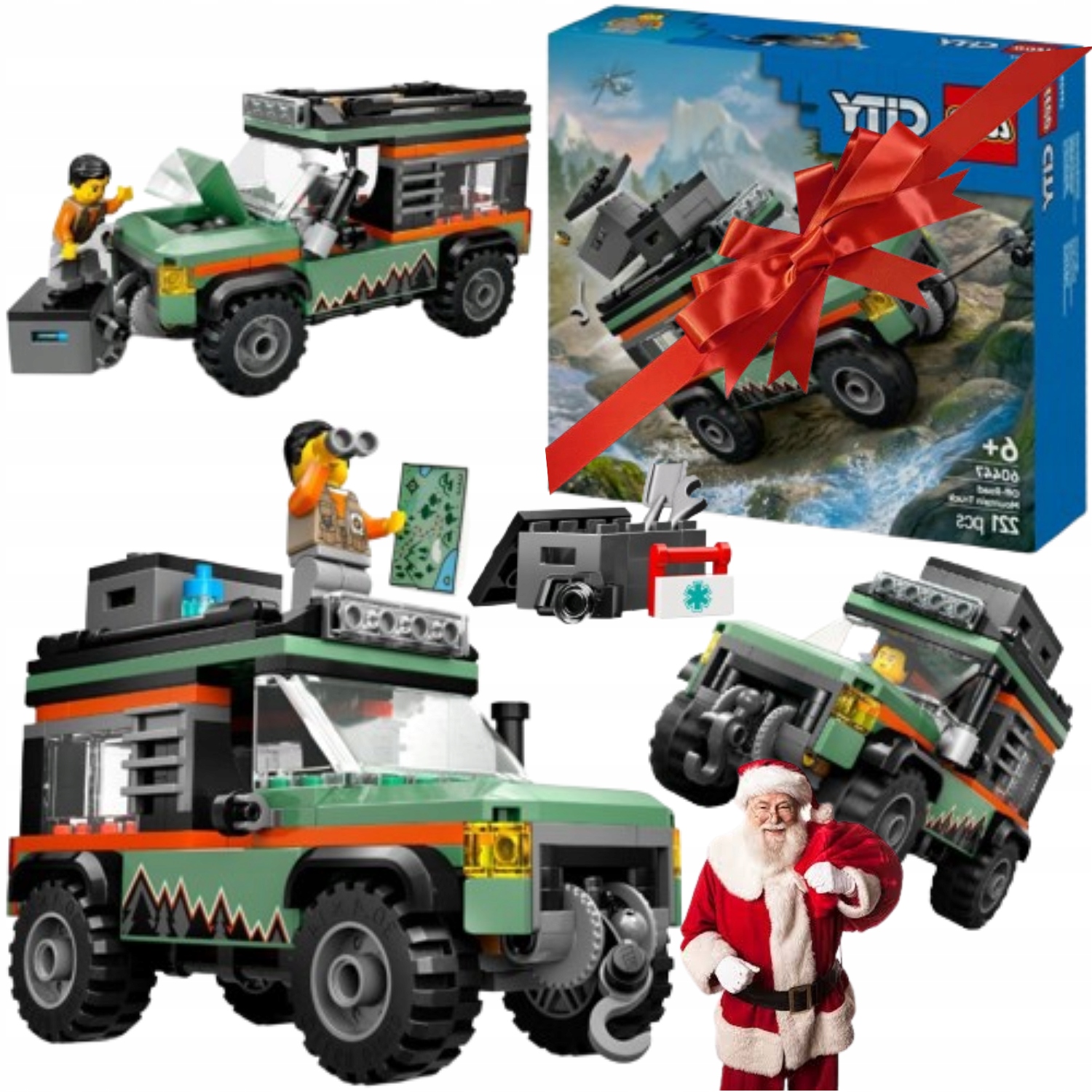 Lego City 60447 Terenowy Górski Samochód Ciężarowy 4X4