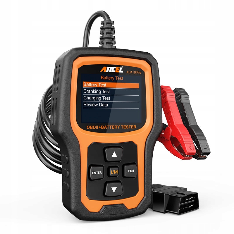 Skaner OBD2 i Tester Baterii 2w1 ANCEL AD410 PRO