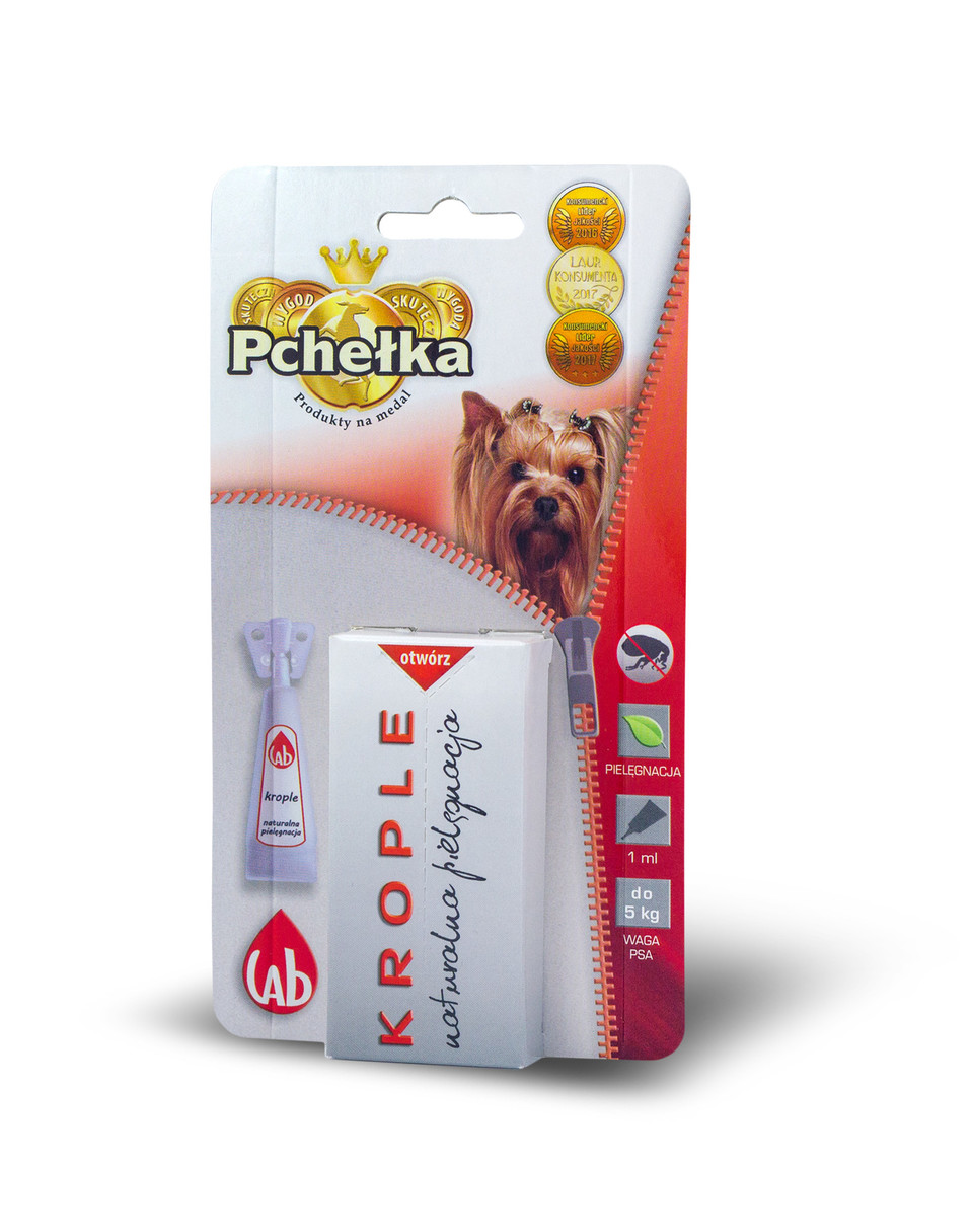 

Pchełka Bio krople pies do 5 kg 1 ml Dla Psa