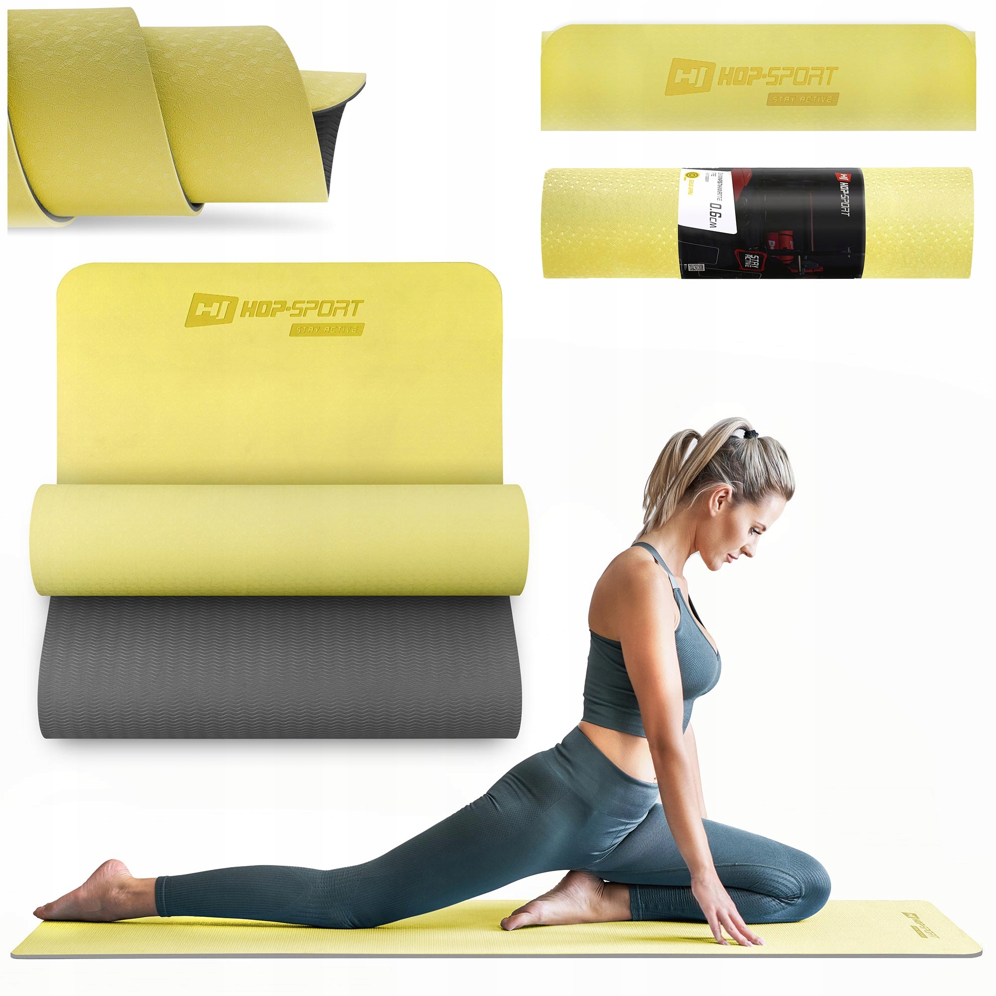

Mata do ćwiczeń fitness jogi Tpe antypoślizgowa