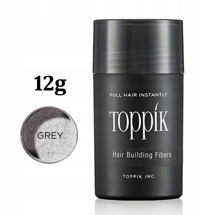 Oryginalny Kosmetyk TOPPIK 12g - SIWY