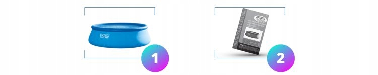 Basen Ogrodowy Rozporowy 396x84 Intex 28143 Seria Easy Set