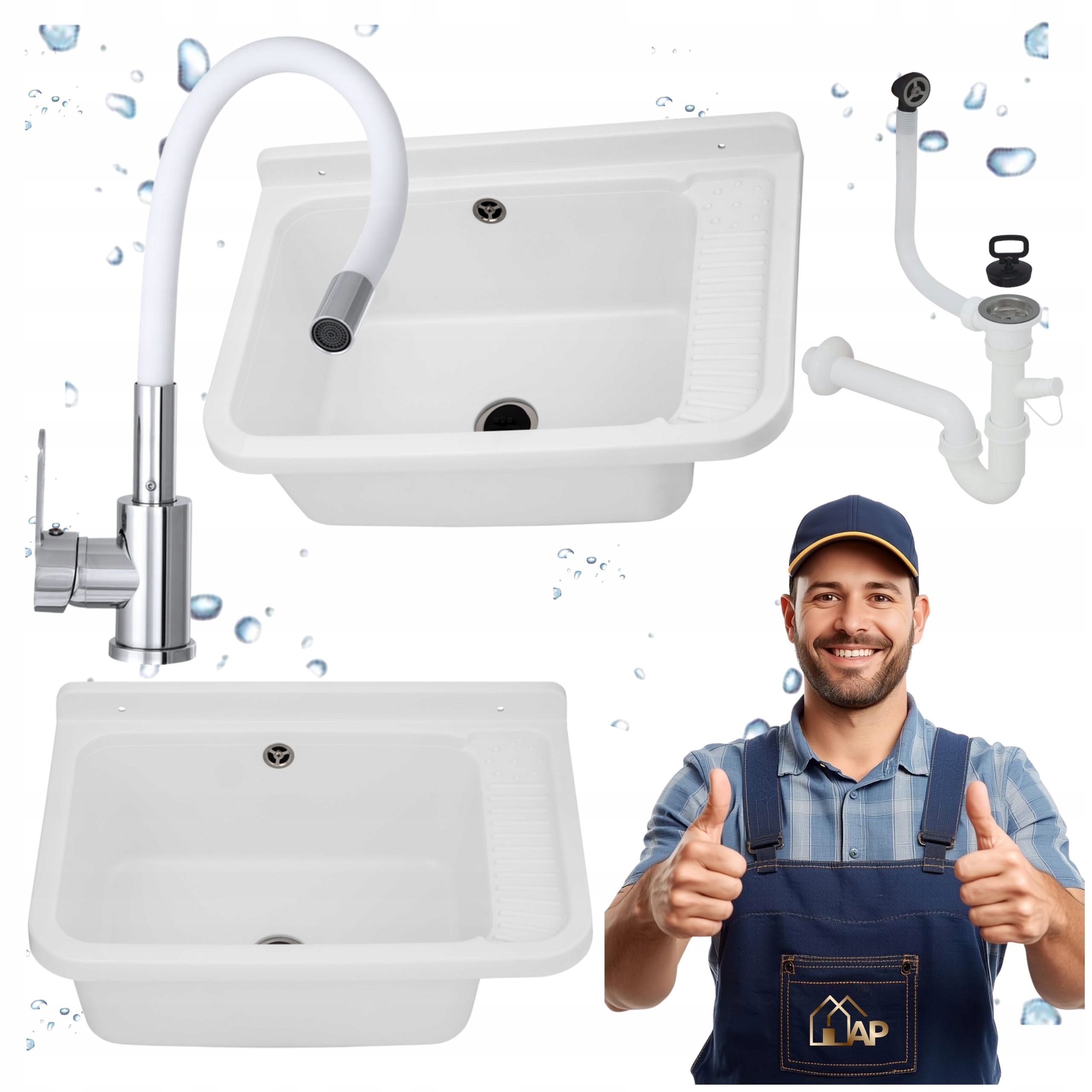 Technický Dřez Pracovní Komora Garáž Kotelna Baterie Ohebné Ramínko