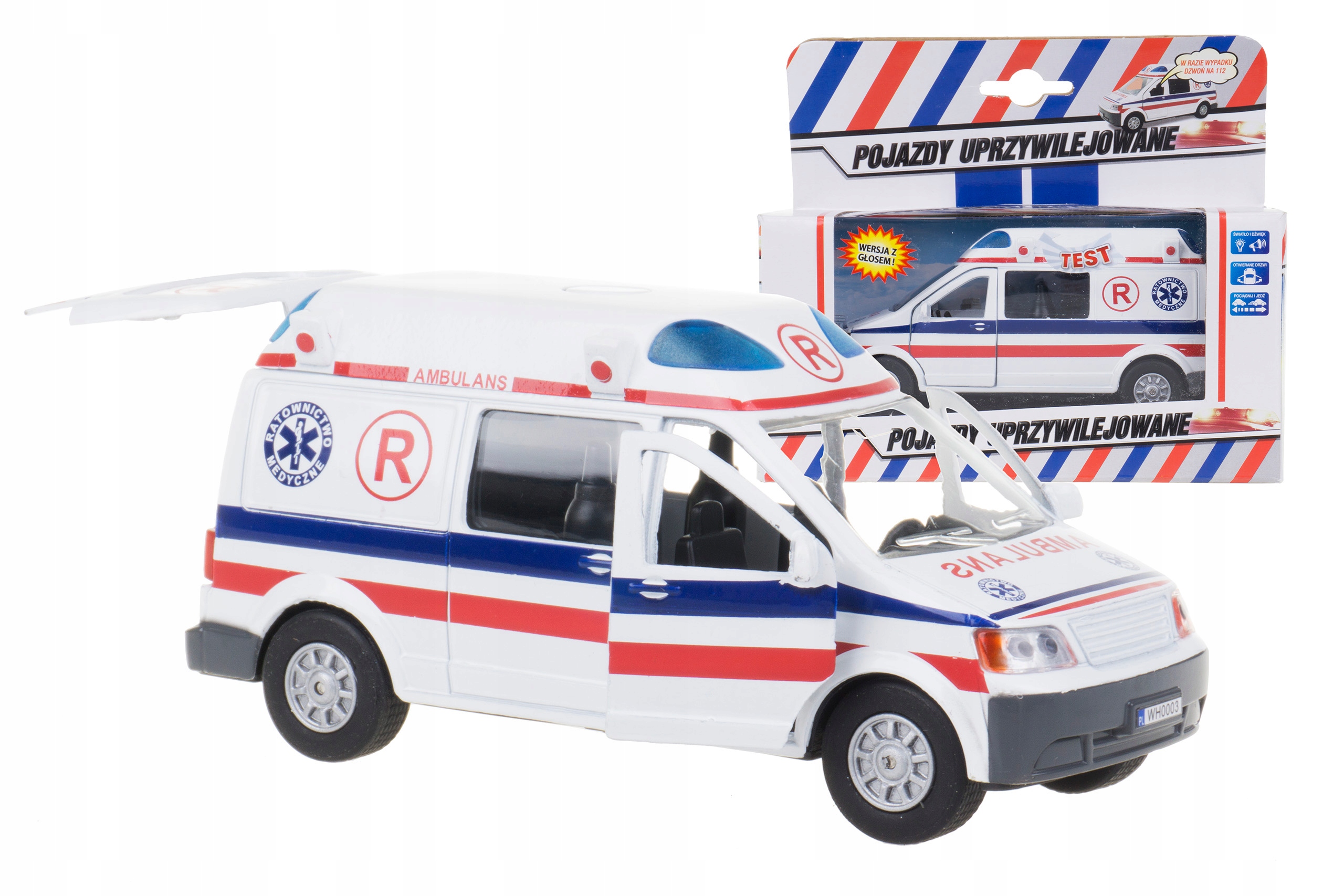 Ambulans karetka van Hipo HKG076 Stan opakowania oryginalne