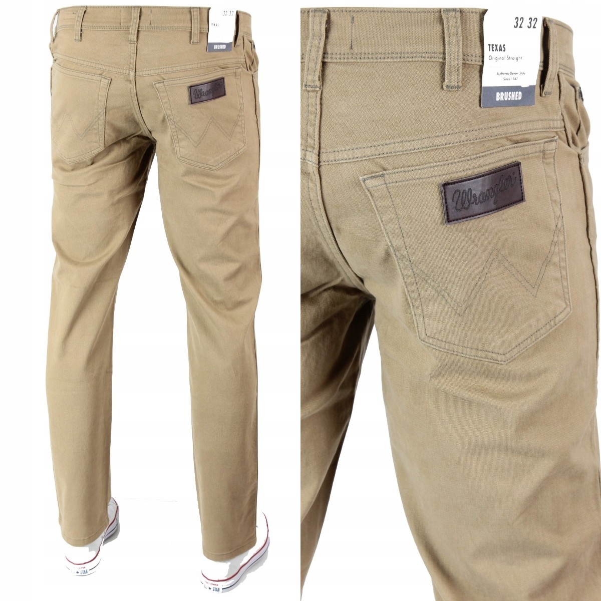 

Wrangler Texas Straight Jeans Proste Mat._ W32 L32