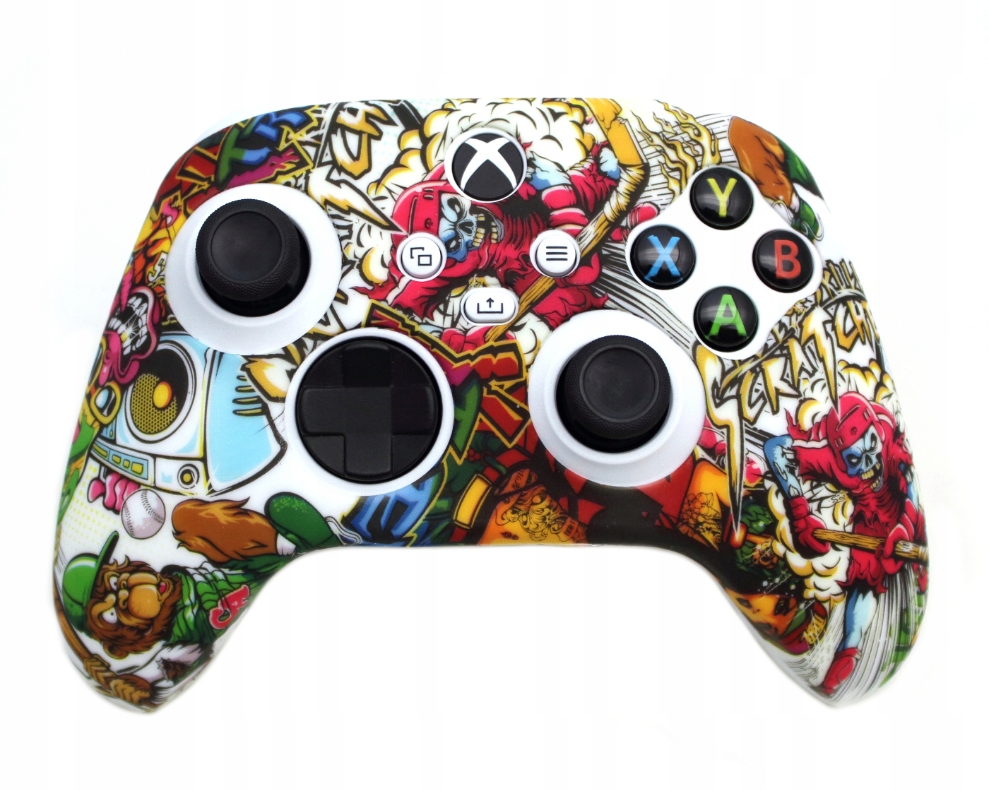 IRIS Silikonowy pokrowiec etui na pad do Xbox Series wzór komiks 3
