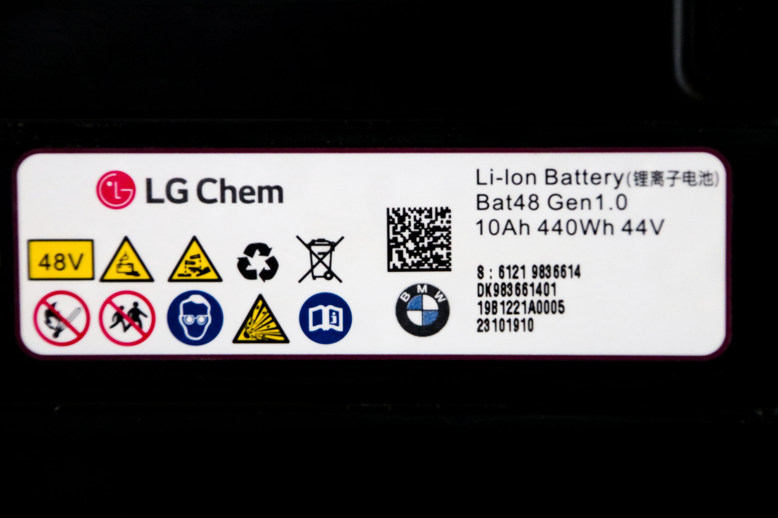 BMW AKUMULATOR LI-ION 10Ah 440Wh 44V 2019 r.
