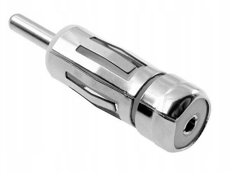 Adapter Antenowy Wtyczka Wtyk Prosty Antena Radia Przejście Iso Din