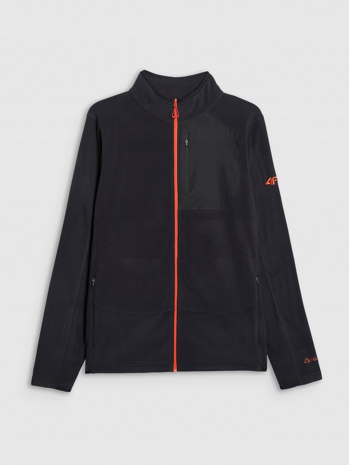 Pánská fleecová mikina 4F Polartec Regular se stojáčkem černá M