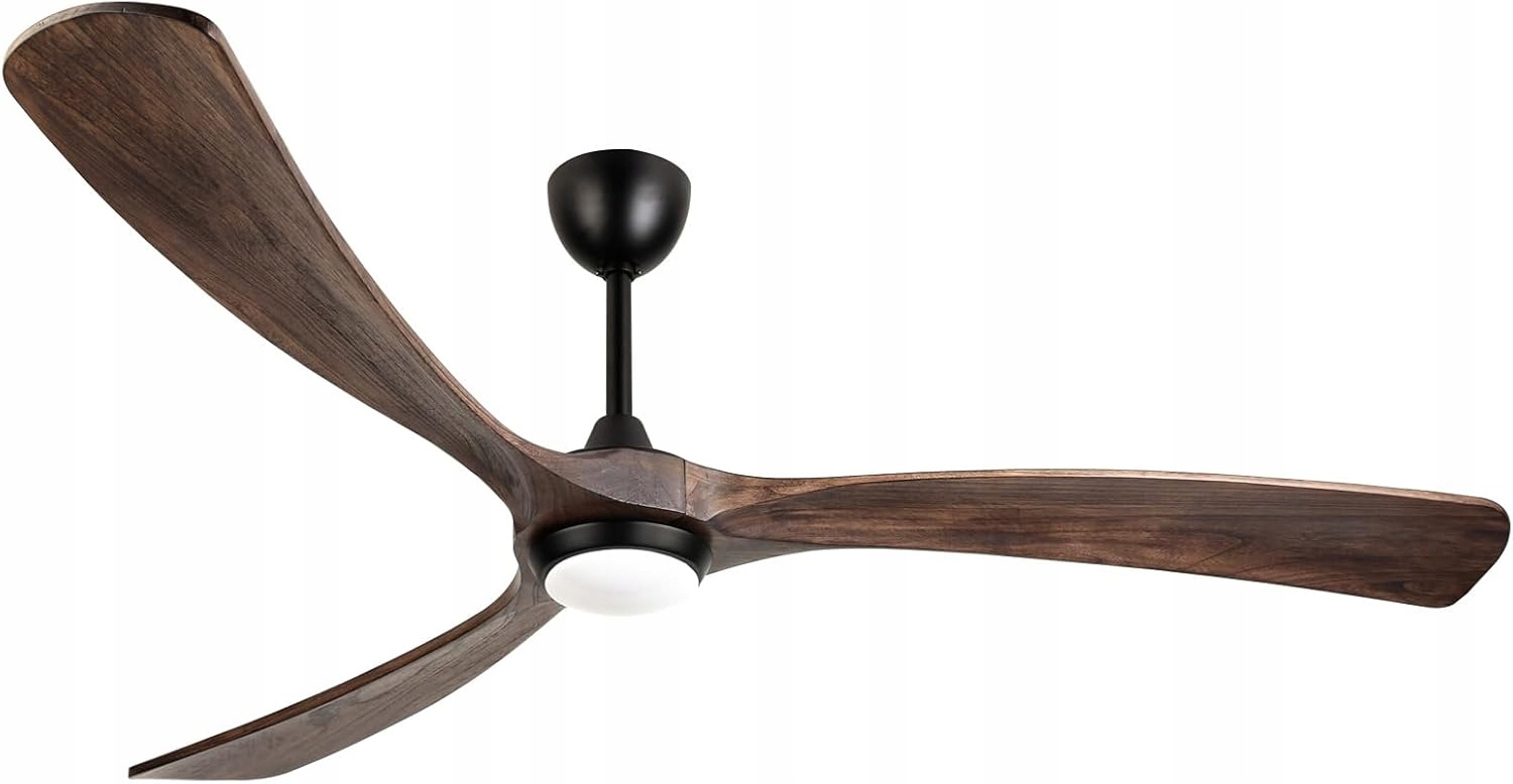 Stropný ventilátor Ovlaim 3-krídlový čierny dub 183 cm