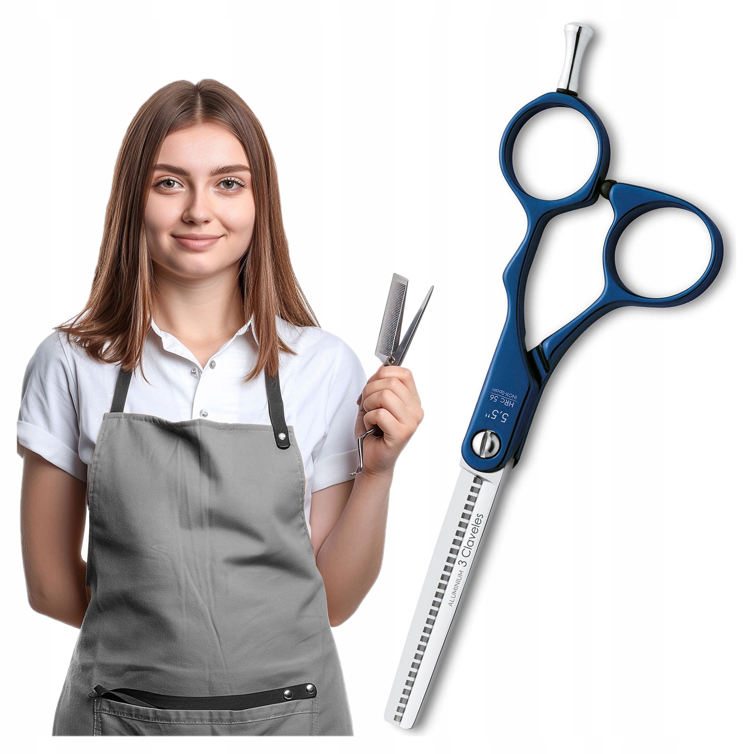 Nůžky na stříhání Degažovky Jednostranné Kadeřnické Lehké Přesné