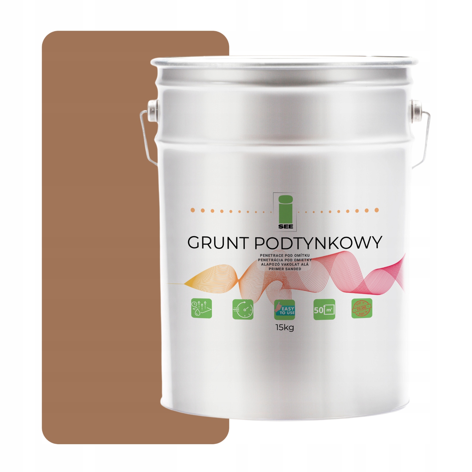 Podklad Pod Fasádní Silikonovou Omítku Hnědý, Světlý, 15 Kg