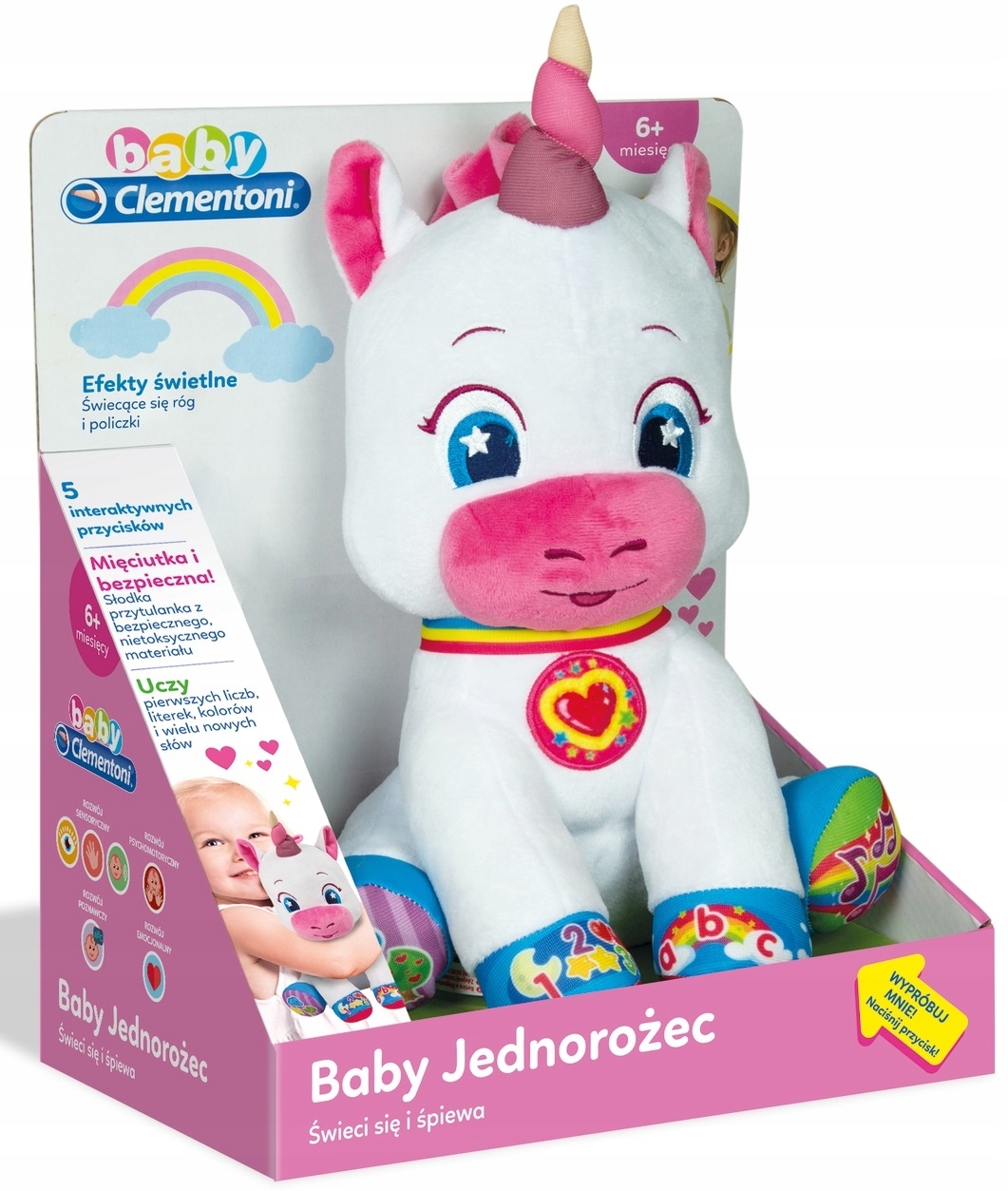 INTERAKTYWNY PLUSZOWY JEDNOROŻEC PEŁEN DZWIĘKÓW EAN (GTIN) 8005125505449