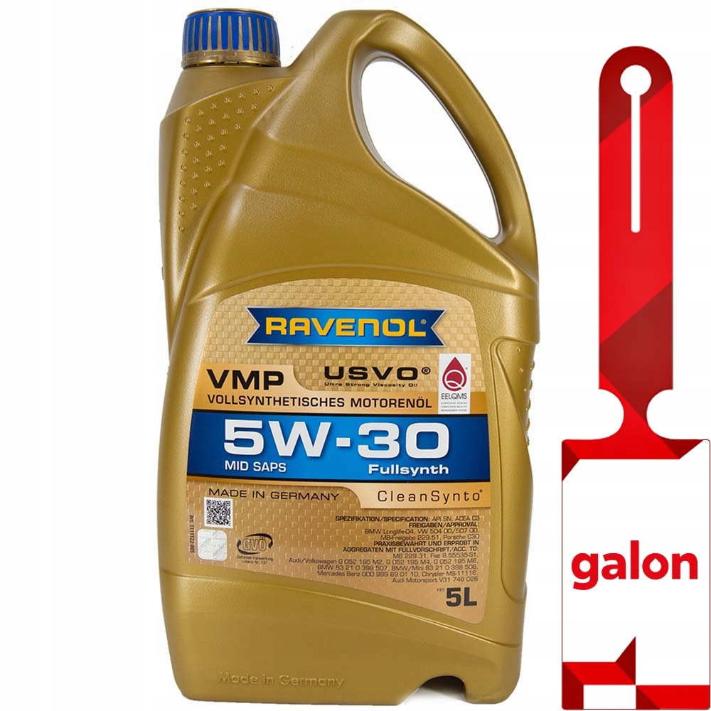 Ravenol Vmp 5W30 CleanSynto Usvo 5L syntetyczny olej silnikowy