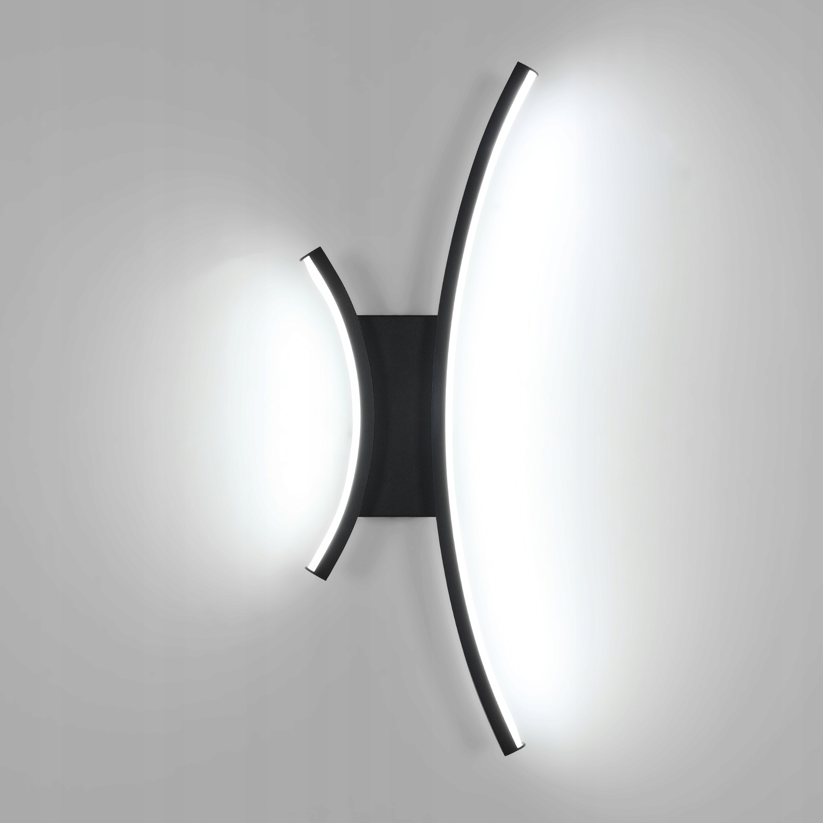 Lampa Scienna Led Kinkiet Czarny Korytarz Nowoczesna Wewnetrzny Do Salonu