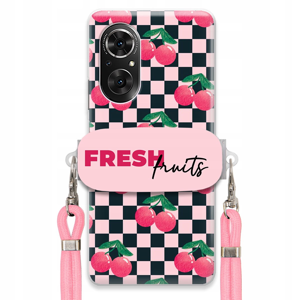 Pouzdro pro Huawei Honor 50 Se Crossbody držák na šachovnici Fresh Fruits