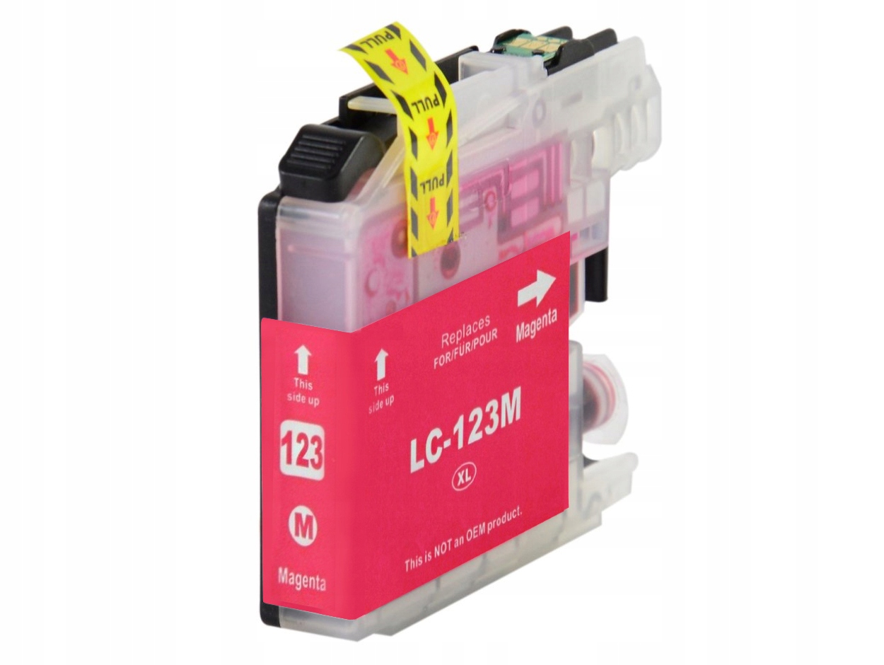 

Tusz Do Brother LC123 DCP-J132W J152W j552W Red XL