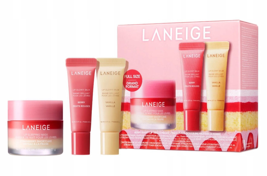 Laneige Shortcake Sweet Lip Trio sada pro péči o rty jako Dárek