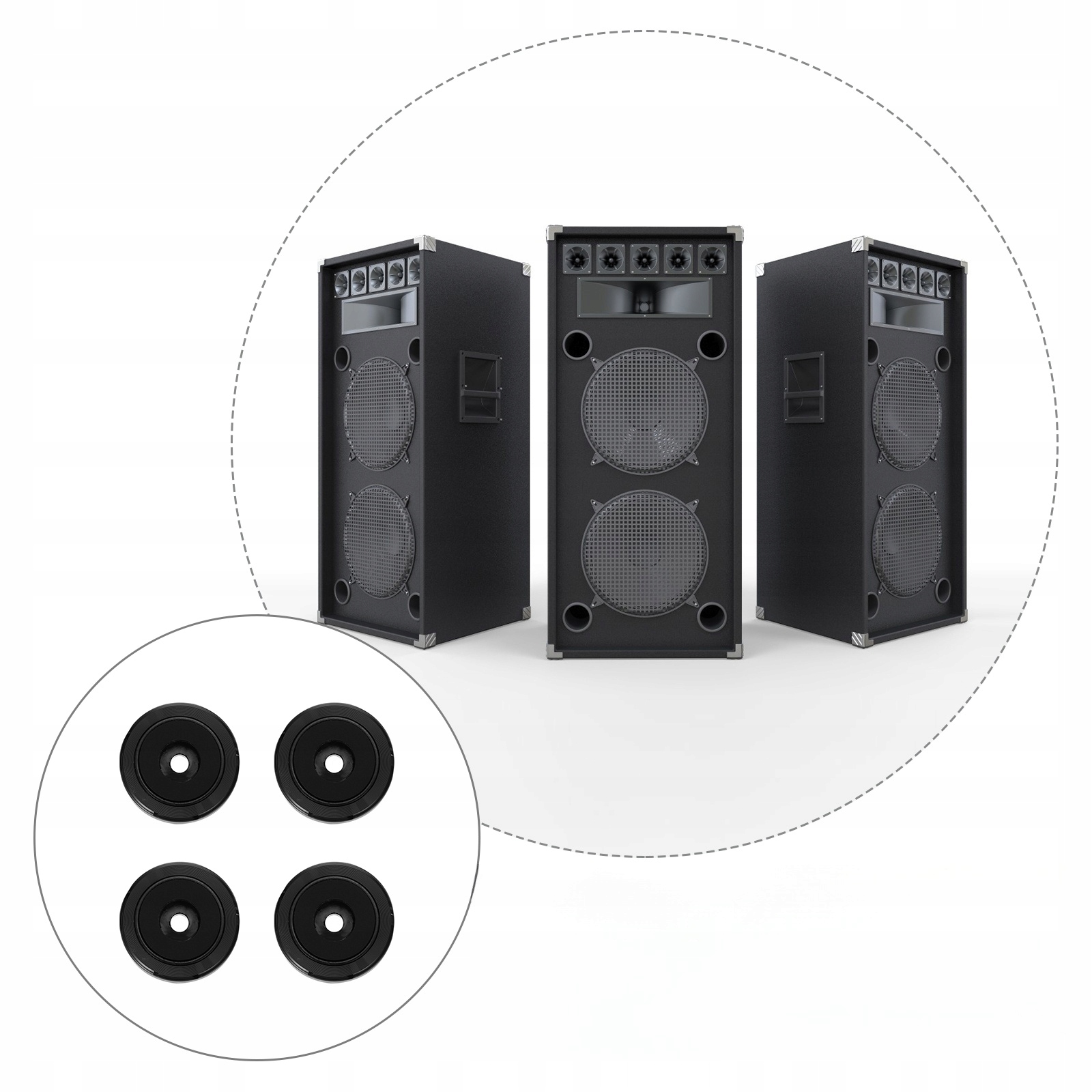 MATA PODŁOGOWA PODKŁADKI GŁOŚNIKÓW WZMACNIACZ NÓŻKI ANTY Kod producenta 10580898