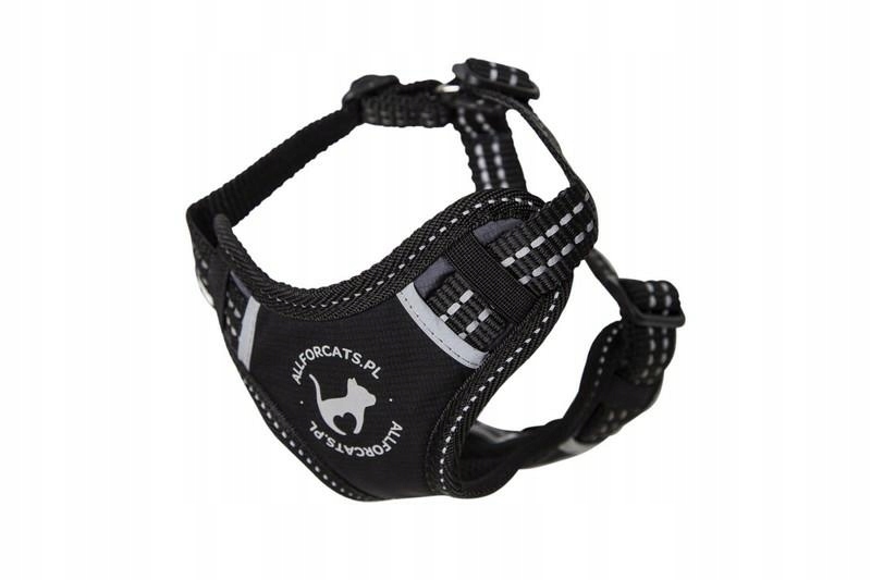 

All For Cats Szelki Sportowe Xs Czarne