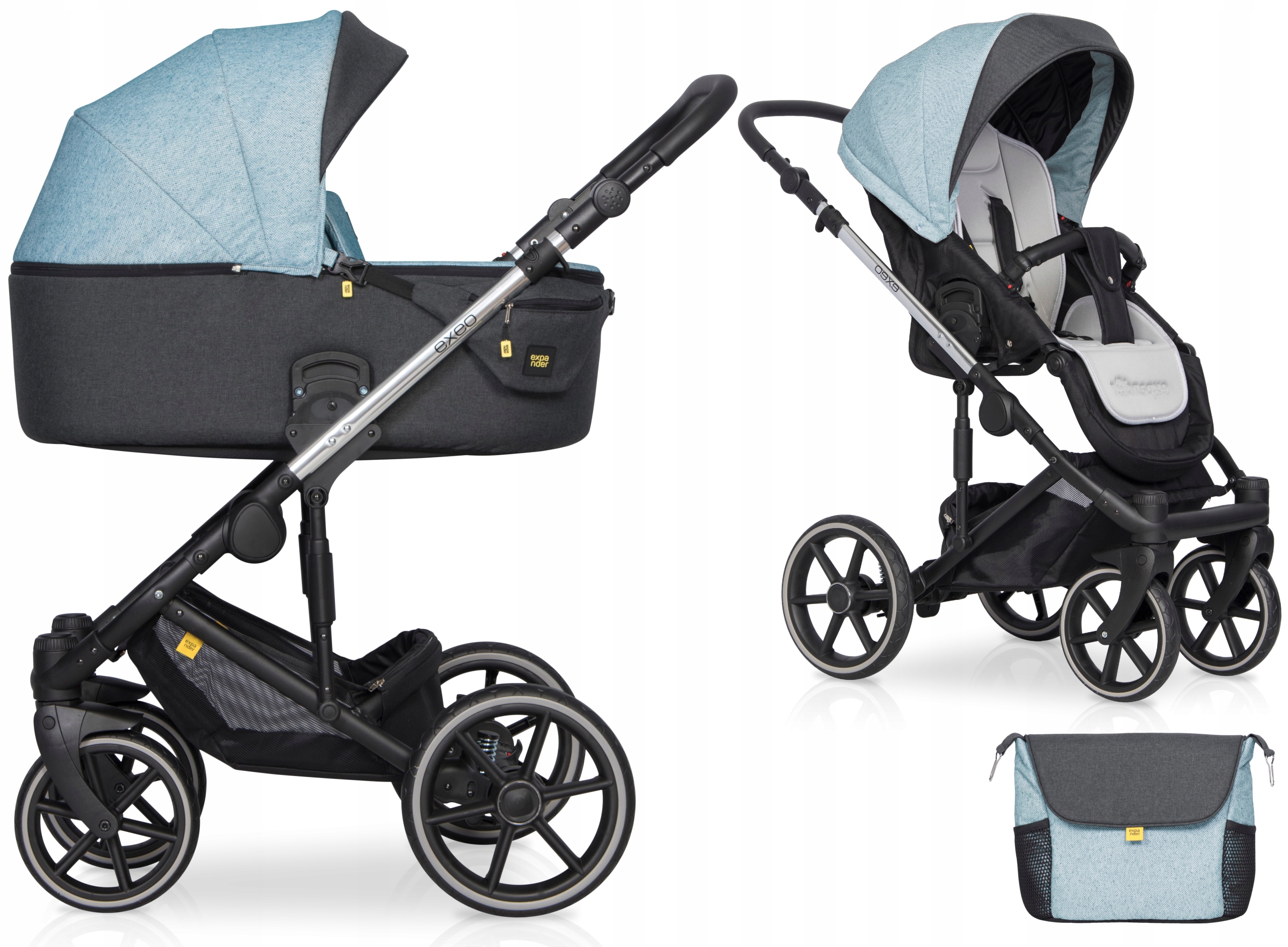 WÓZEK 2w1 GONDOLA SPACERÓWKA Expander EXEO OCEAN