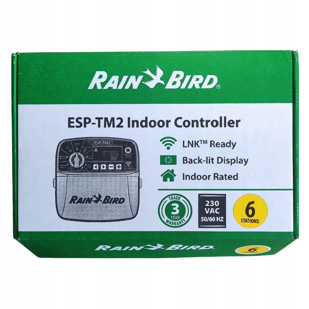 Ovládač Rain Bird ESP-TM2 na 6 sekúnd, vnútorný