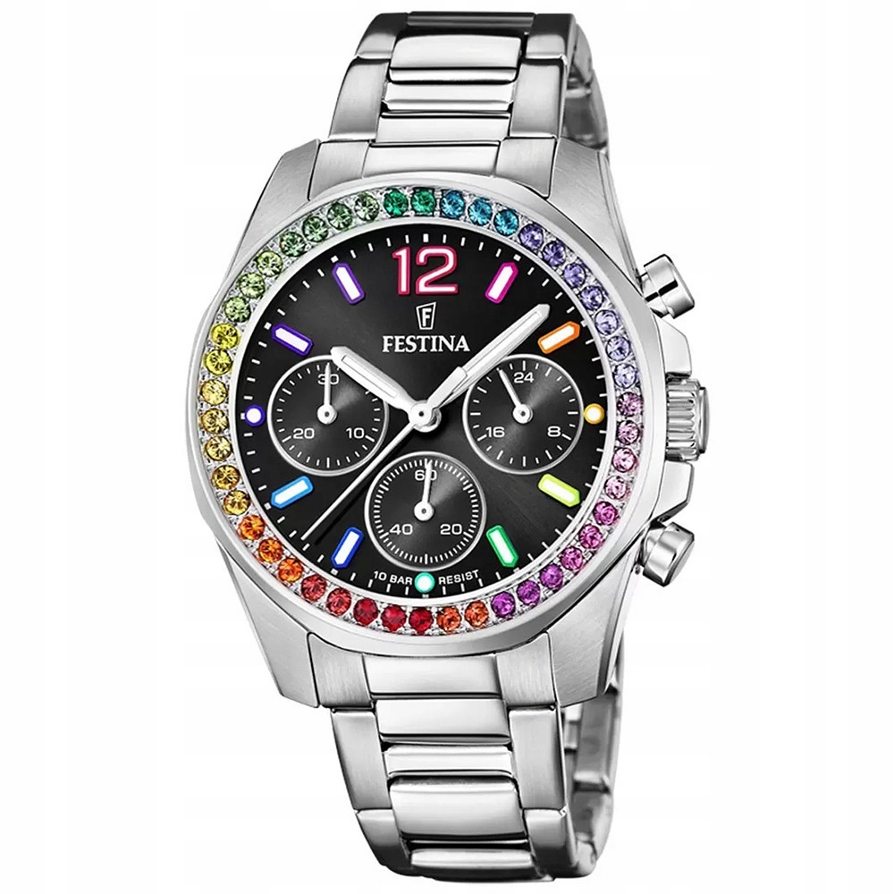 Dámské hodinky Festina F20606-3 stříbrné