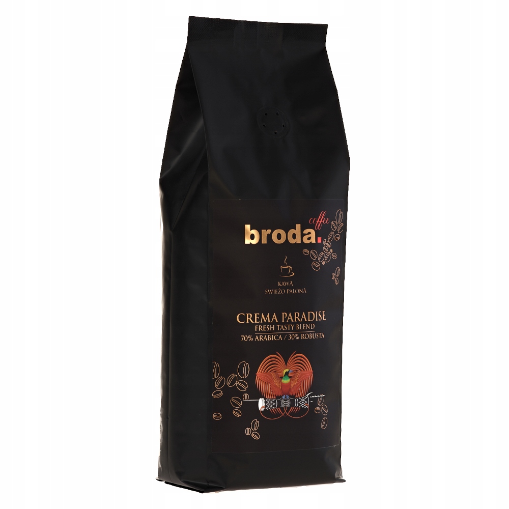 Levně Čerstvě pražená Káva Crema Paradise Broda Coffee