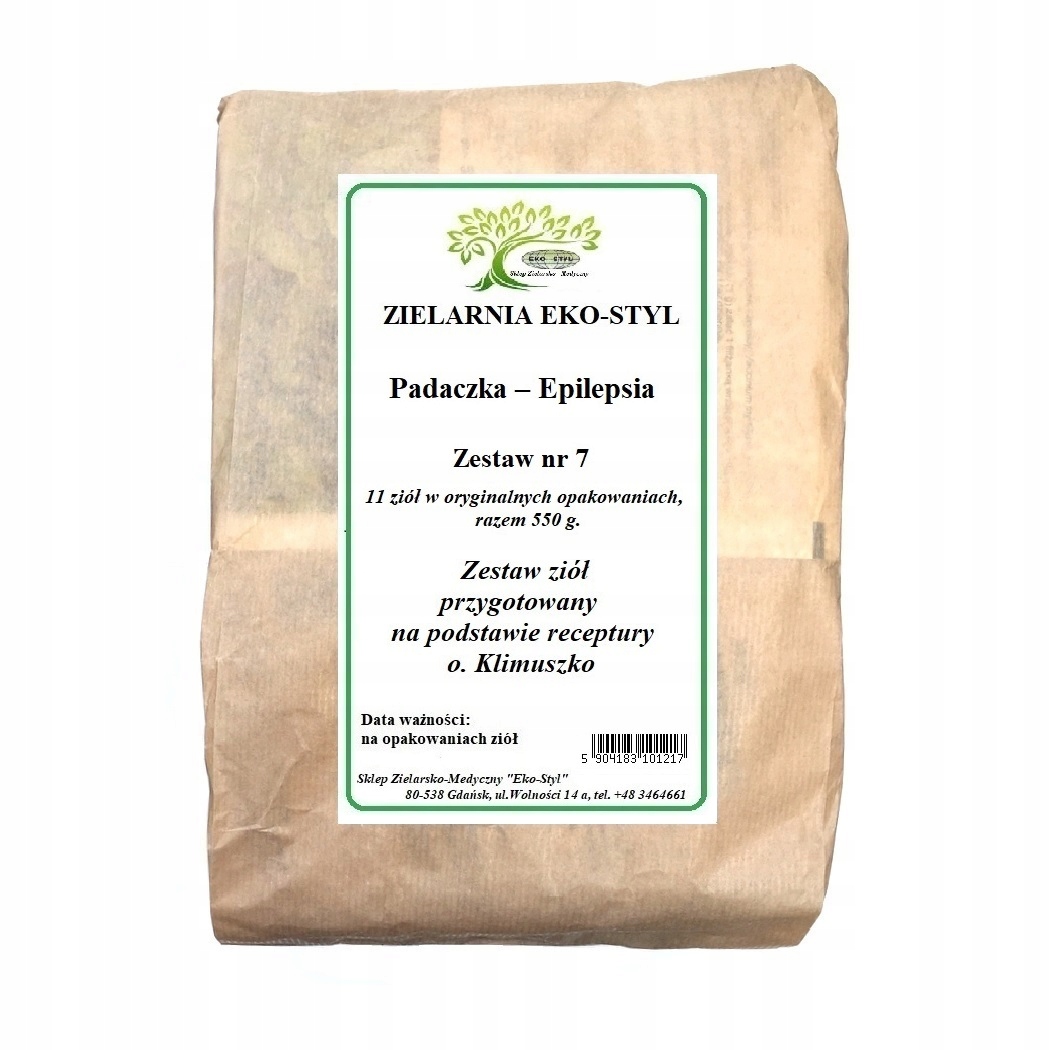 Padaczka Epilepsja /nr 7-Zioła Eko-Styl/wg O.Klimuszko