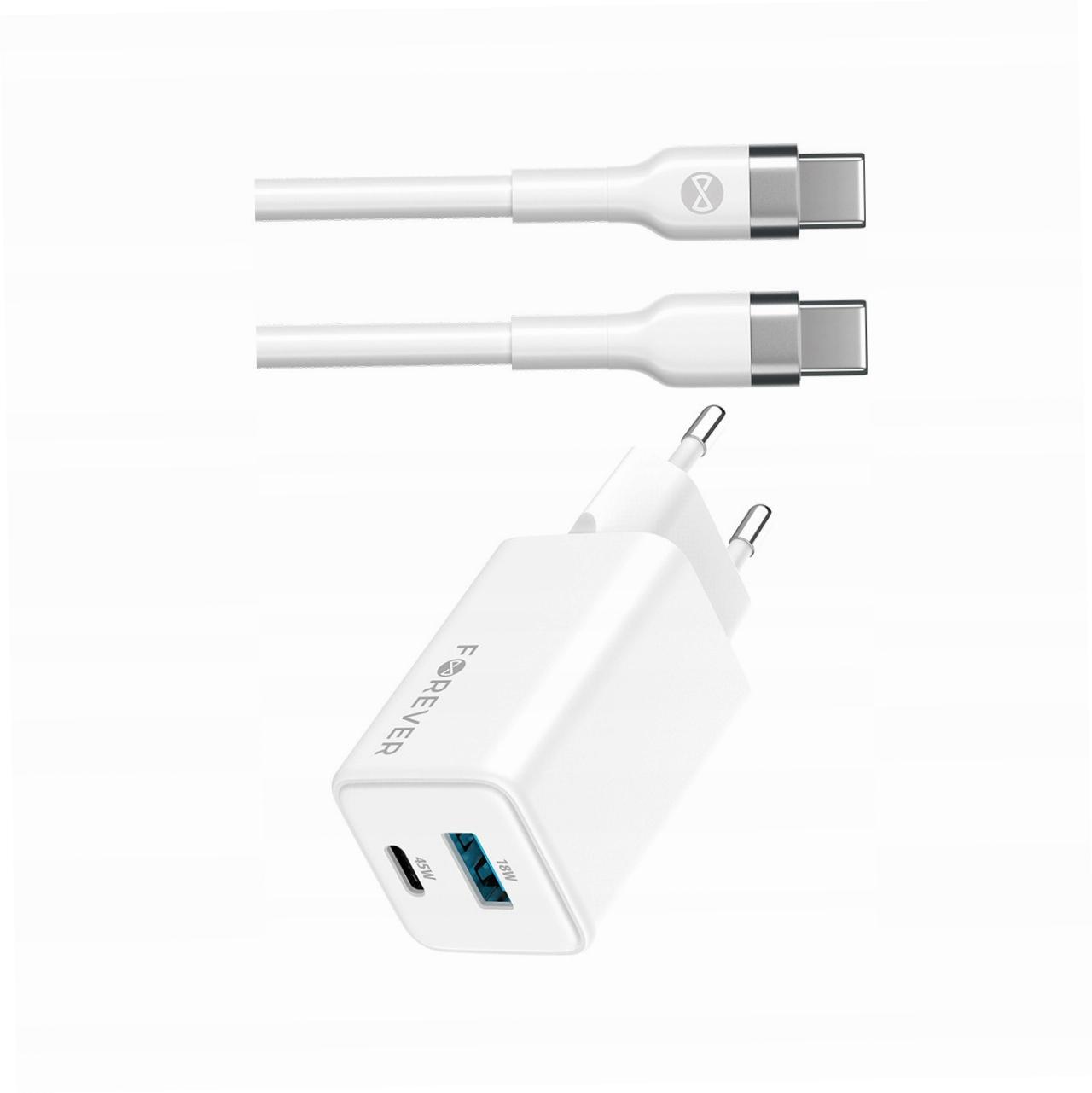 Szybka ładowarka GaN 45W Usb-c z kablem do Honor 200 Lite 5G
