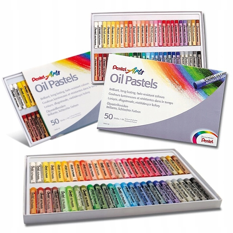 

Kredki Pastele Olejne Pentel Phn 50 Sztuk Jakość