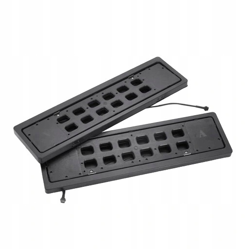 Tablicy rejestracyjnej czarny