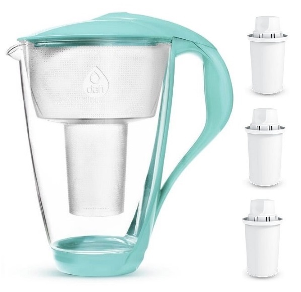 SZKLANY DZBANEK FILTRUJĄCY DAFI CRYSTAL 3 FILTRY