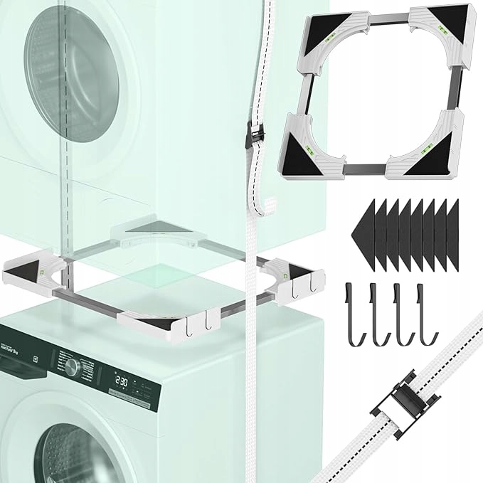 Jhchu Uniwersalny Łącznik Pralka Suszarka 45-68cm