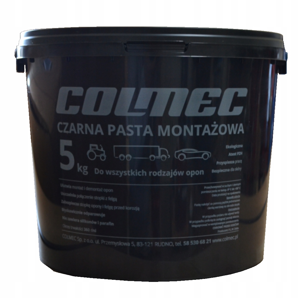 

Maść Pasta Montażowa Czarna Colmec 5 kg