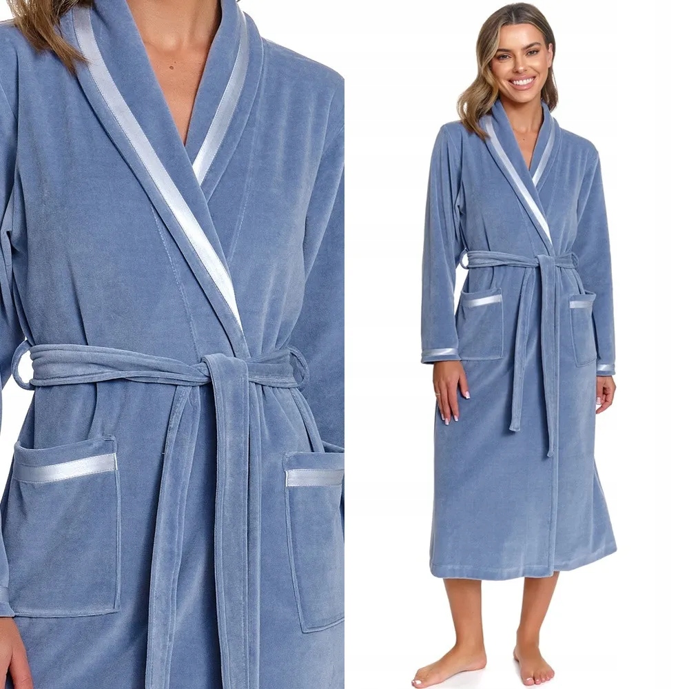 Dámský Župan Doctor Nap 1078 XXL 44 Modrý