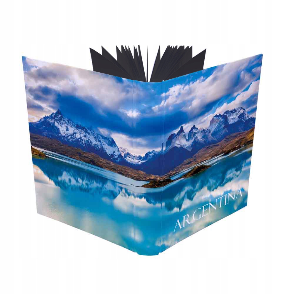 Tradiční album na 100 černých listů 19,5x26 Argentina 572(cz)