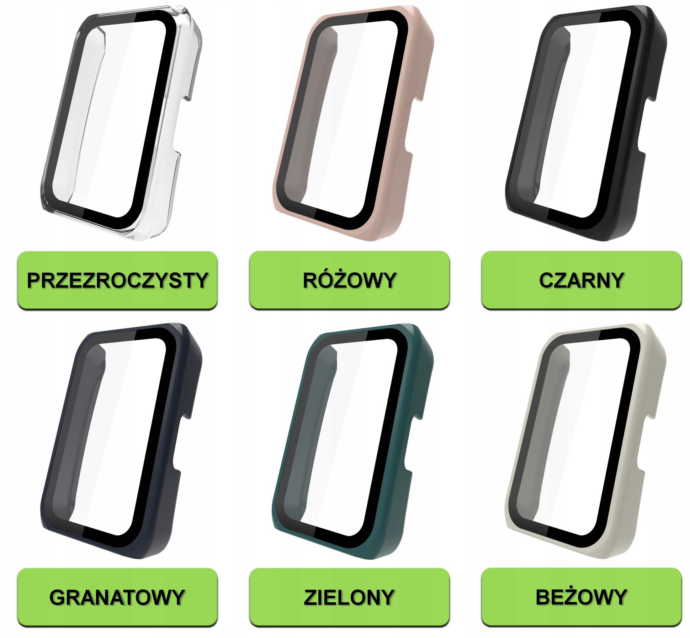 CASE ETUI OBUDOWA + SZKŁO 2w1 DO HUAWEI BAND 6 7 Producent Top Shop