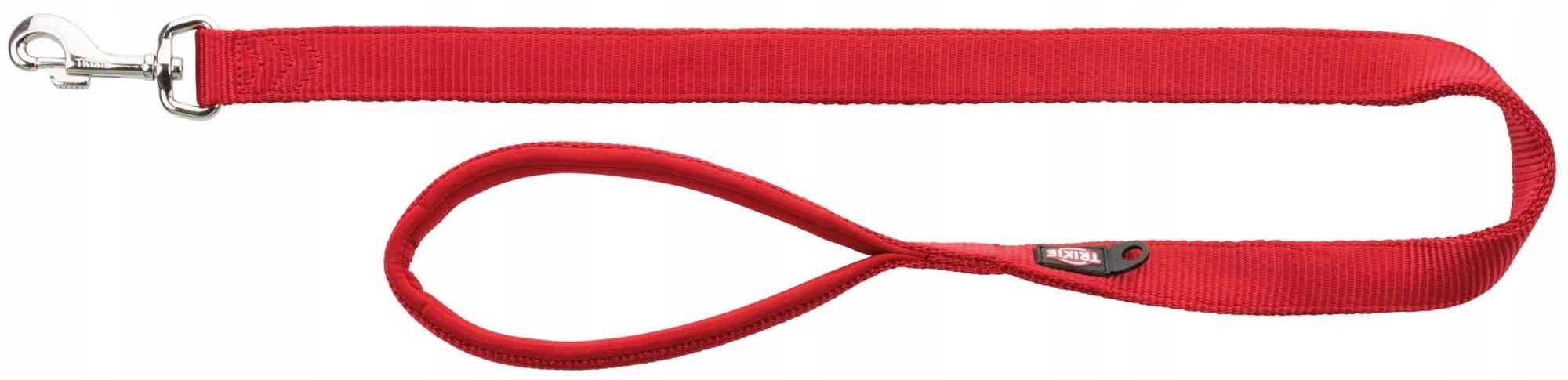 

Smycz Premium (xs) podwójna 1,20 cm/10 mm czerwona