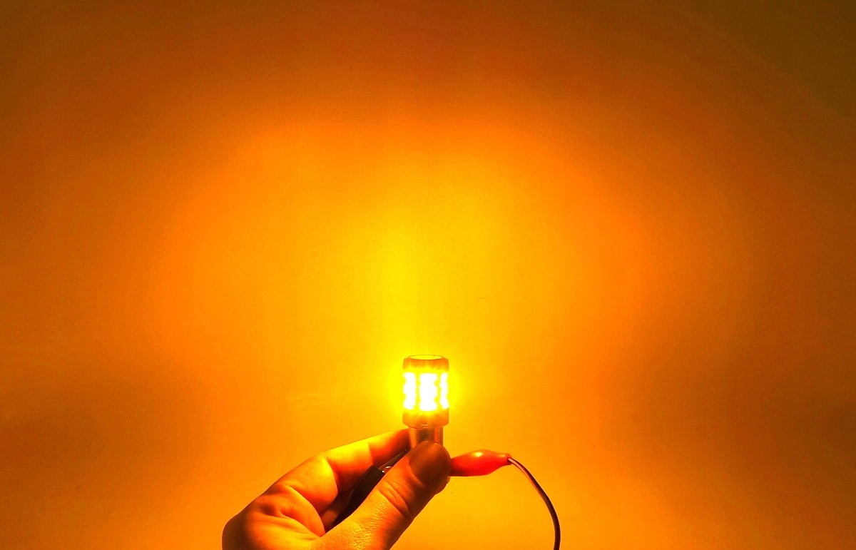 PY21W żarówka LED BAU15S 12-24V 100% CAN pomarańcz Rodzaj LED