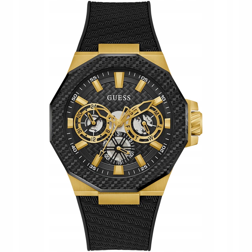 Pánské Hodinky Guess GW0853G2 s černým řemínkem