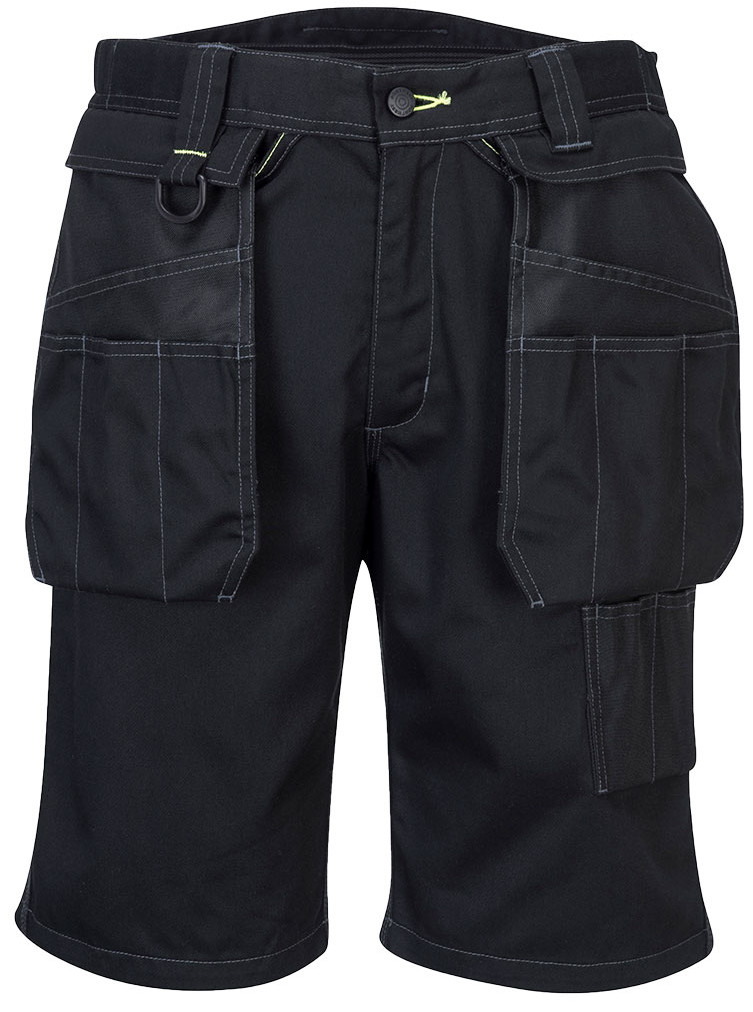 Krátké pracovní kalhoty s pouzdry Portwest PW345 Bkr vel. 40 Uk (56 Eu)