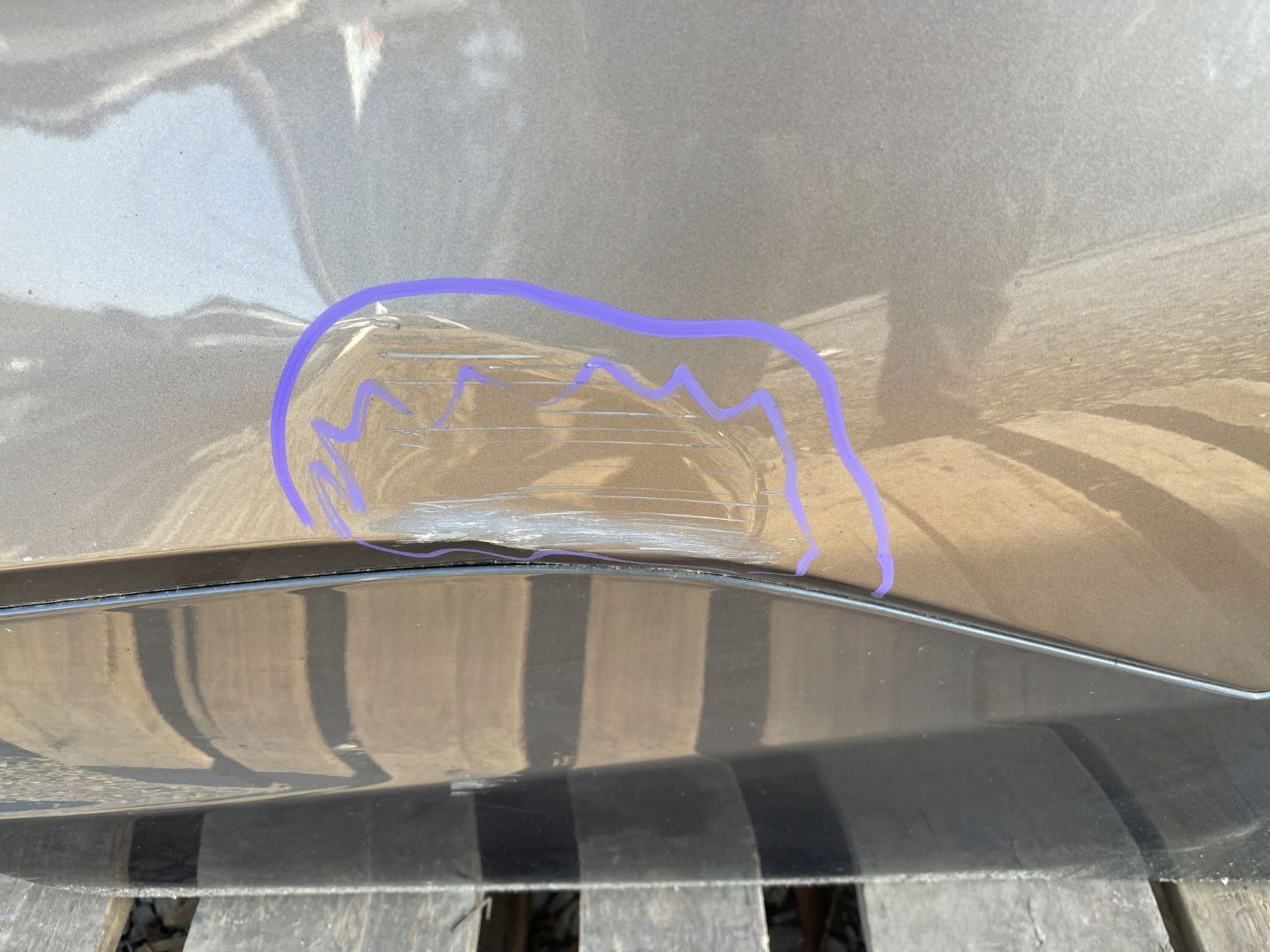 VW ID UNYX 07 11H door rear. left rear part 11H853600B