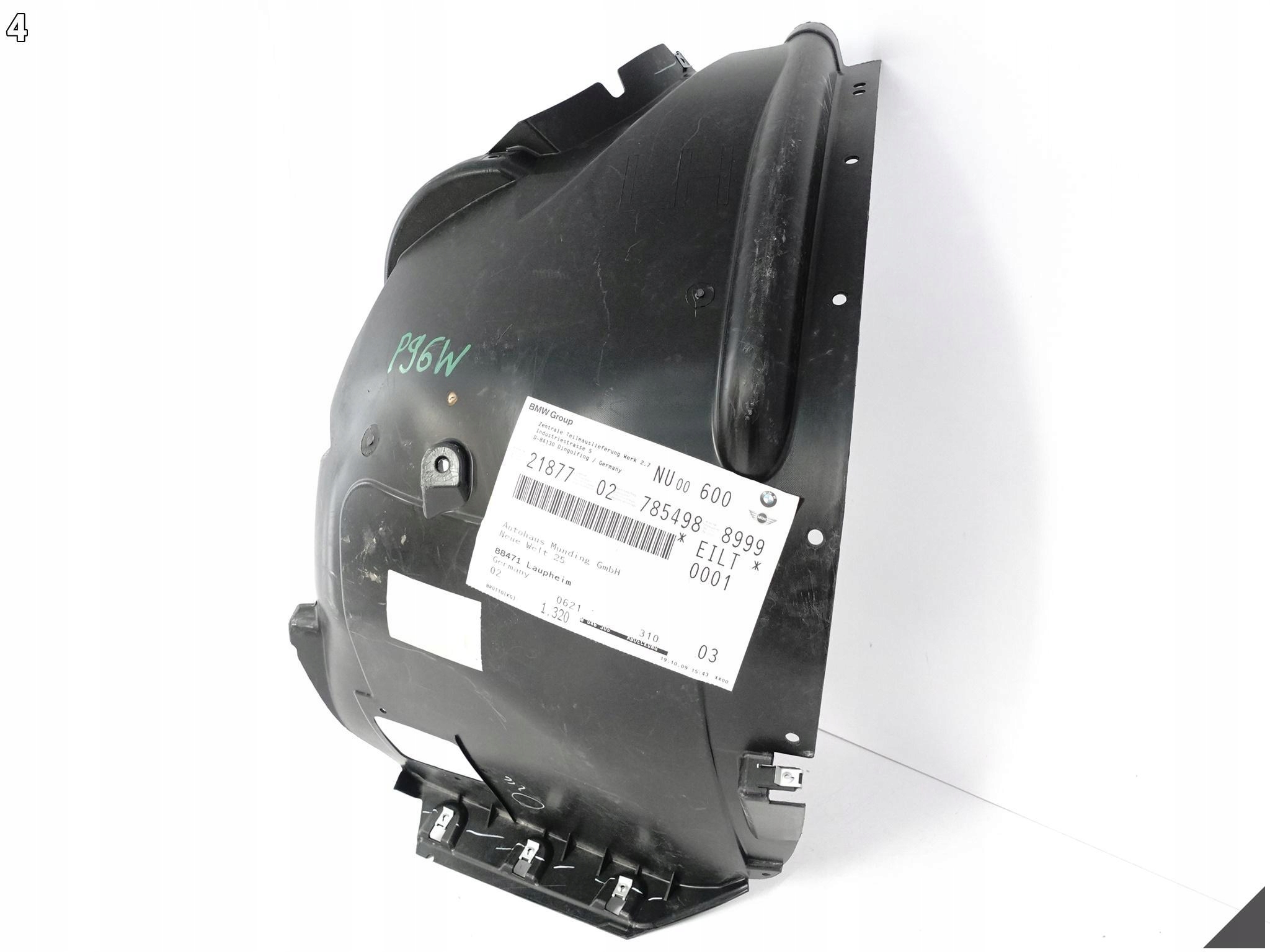 BMW X5 X5M E70 E70M m-packet 06-10 mudguard left front front part new