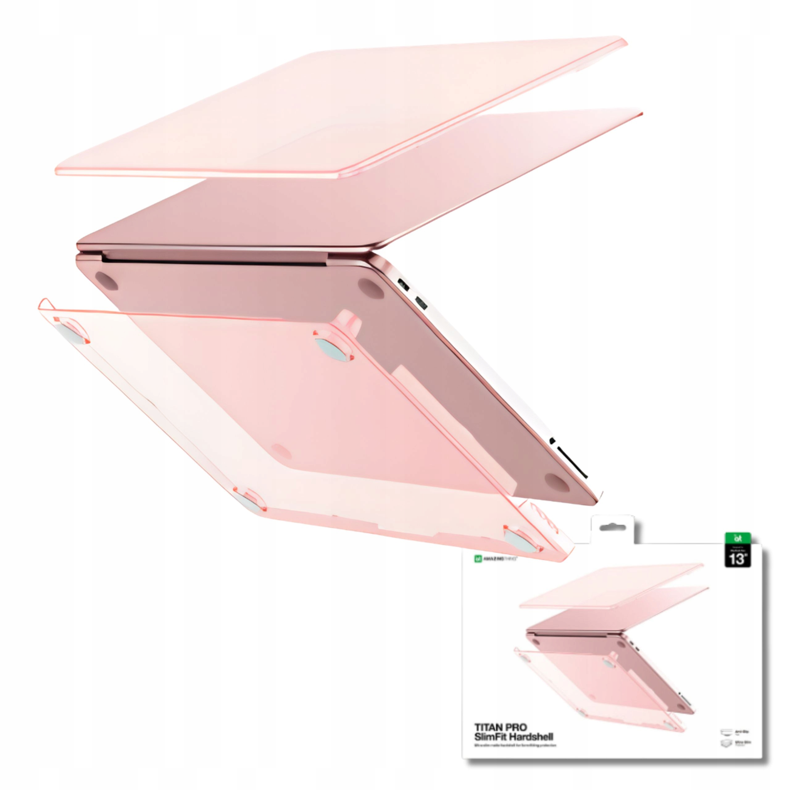 Etui Amazingthing Titan Hardshell na MacBook Neo 13" różowe AmazingThing