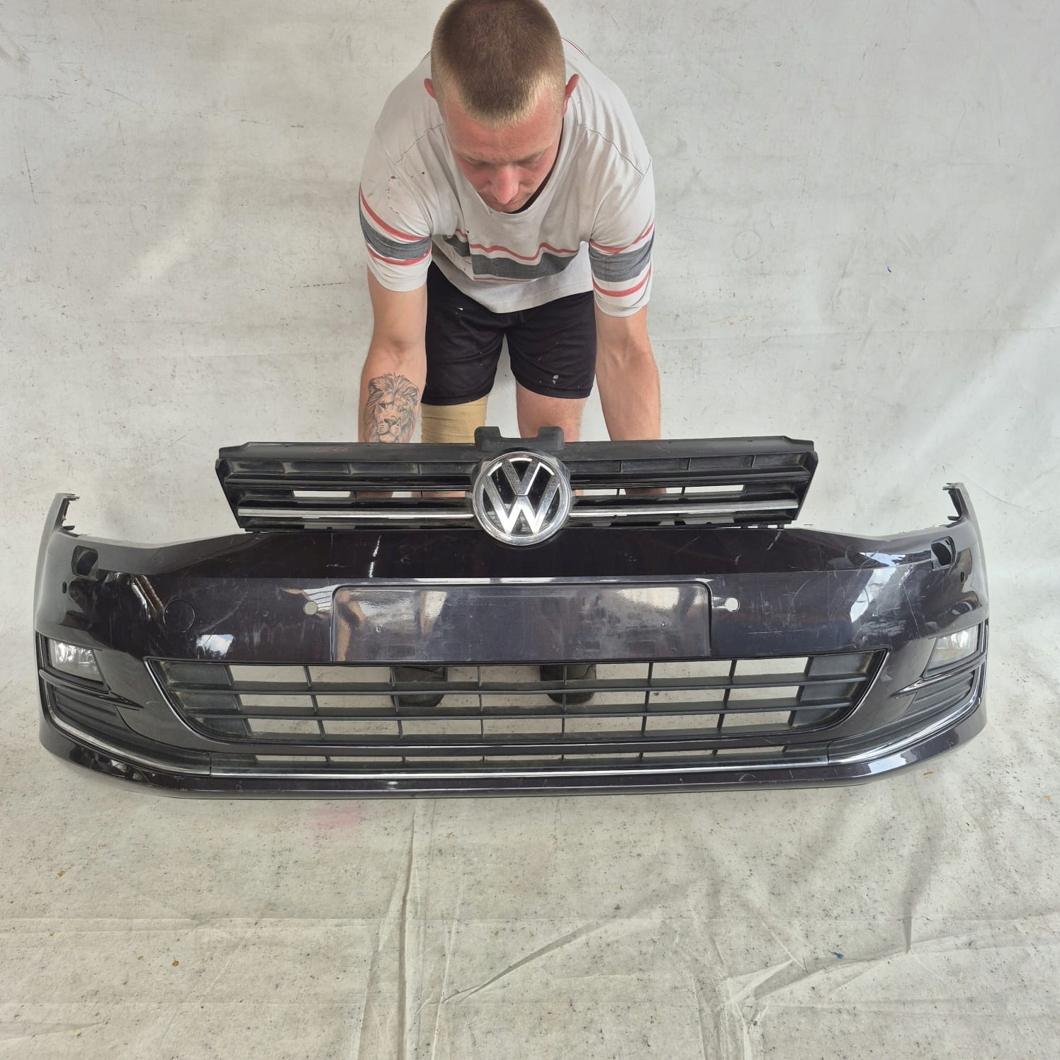 VW GOLF VII 7 12-16 bumper front front 4XPDC SPR 5G0807221