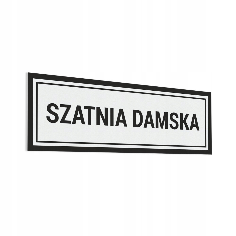

Naklejka na drzwi Szatnia Damska 10x30