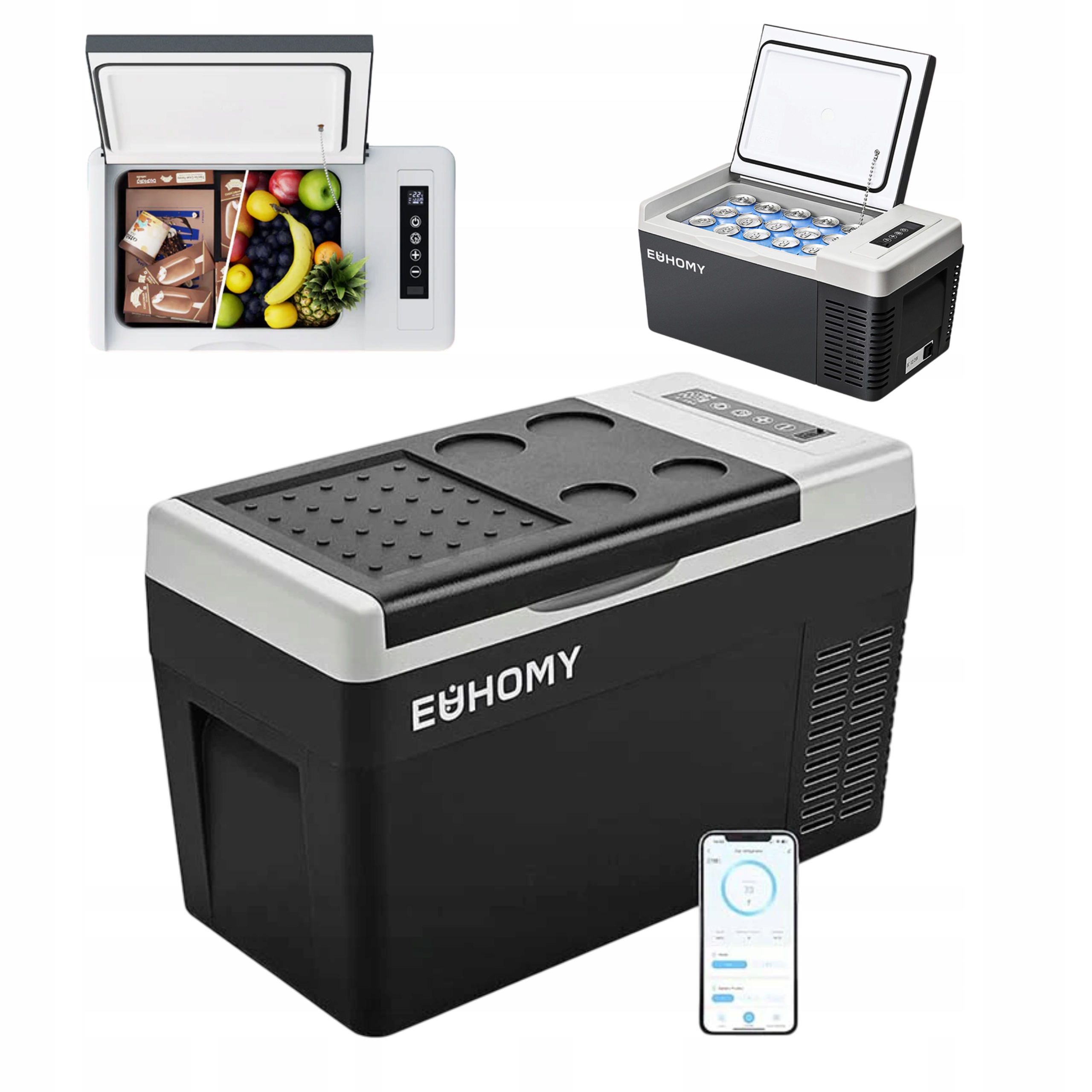 Autochladnička Euhomy Cf004 19l Turistická chladnička Aplikácia