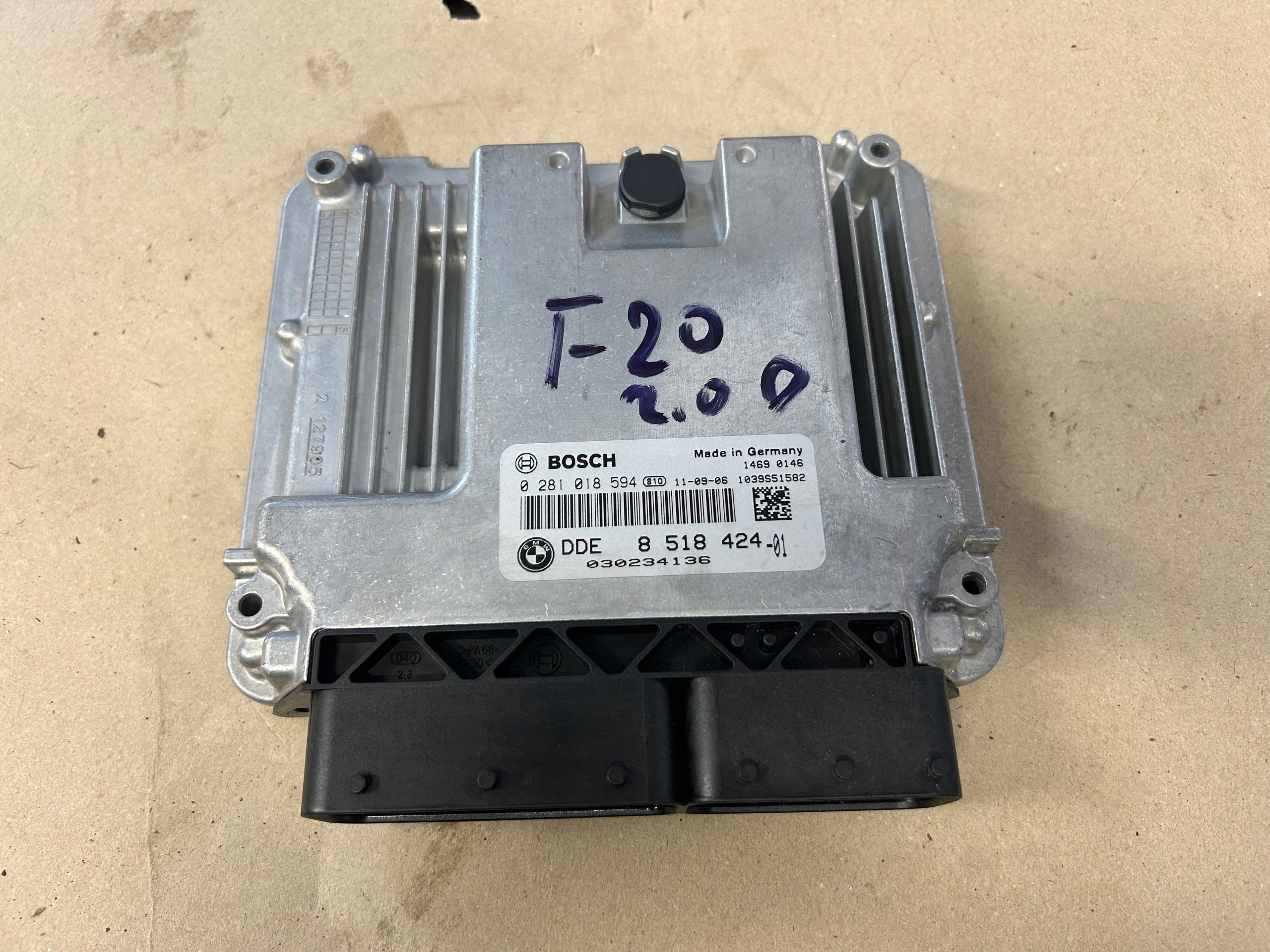 BMW F20 2,0 D computer Centralina 8518424